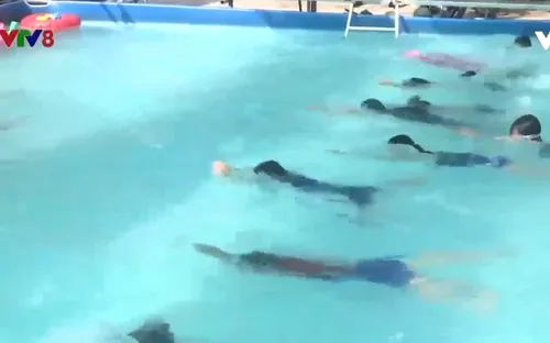 Dạy bơi miễn phí cho trẻ em ở Đắk Lắk