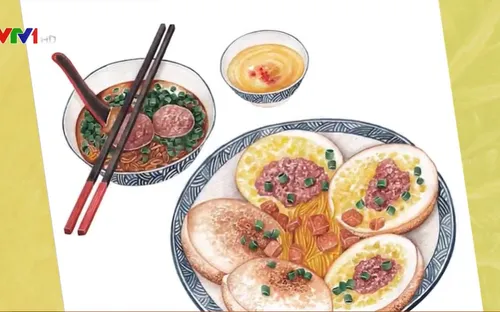 Đưa ẩm thực Việt ra thế giới qua tranh minh họa