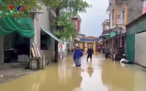 Mưa lớn gây ngập cục bộ tại Hà Tĩnh