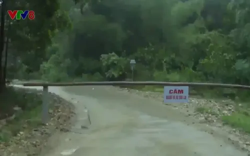 Thiệt hại do mưa lớn tại Thanh Hóa