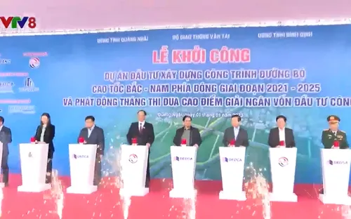 Khởi công đồng loạt 12 dự án thành phần cao tốc Bắc - Nam