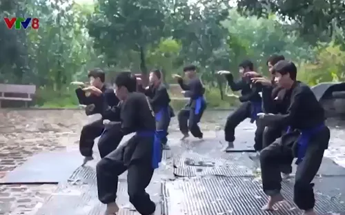 Độc đáo bài võ "Miêu Tẩy Diện"