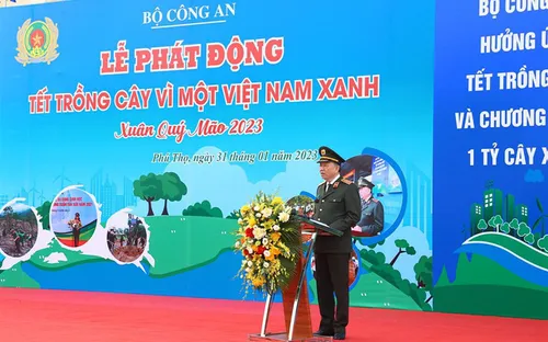 Bộ Công an phát động Tết trồng cây vì một Việt Nam xanh