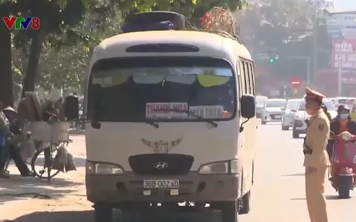 Siết chặt kiểm soát vận tải hành khách dịp Tết