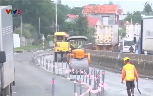 Thời tiết gây bất lợi ảnh hưởng tiến độ sửa chữa quốc lộ 1 qua Phú Yên