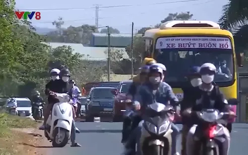 Cảnh báo tai nạn giao thông trên Quốc lộ 14