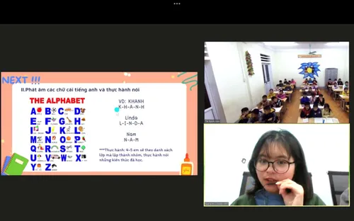 Học sinh FPT triển khai dự án dạy tiếng Anh cho trẻ em vùng cao