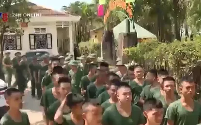 Những ngày đầu nhập ngũ