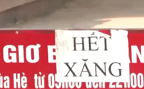 Hà Tĩnh: Nhiều cây xăng treo biển hết xăng