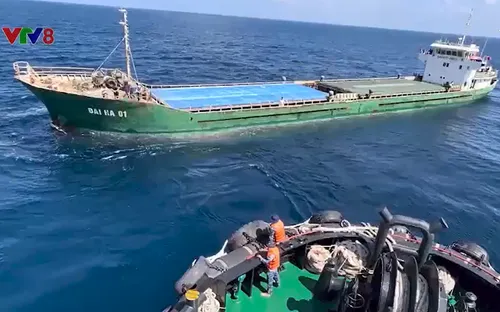 Lữ đoàn 189 cứu hộ tàu hàng bị nạn trên biển