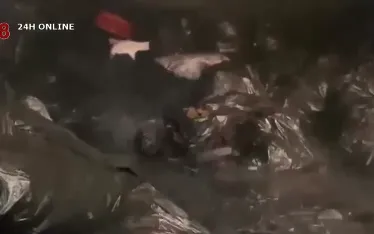 Cháy kho than củi 200 tấn ở thành phố Quảng Ngãi