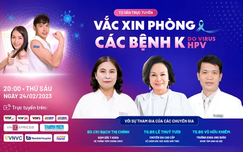 Tư vấn trực tuyến: Vaccine phòng các bệnh K do virus HPV