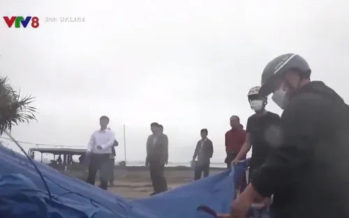 Đảo Lý Sơn giải toả lều, trại ở cổng Tò Vò