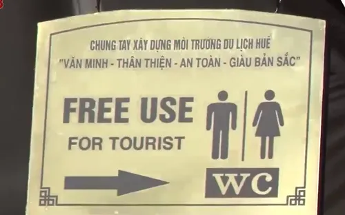 Mô hình "Điểm vệ sinh miễn phí" tại TP Huế