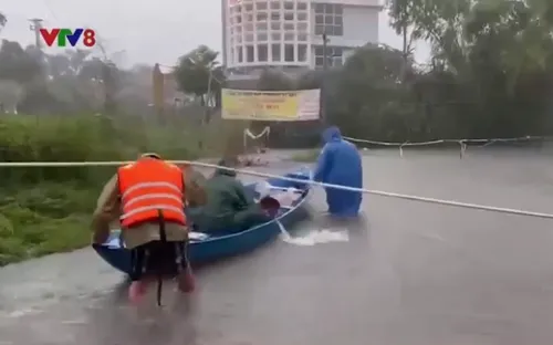Quảng Nam: Mưa lớn gây ngập nhiều nơi ở TP Tam Kỳ
