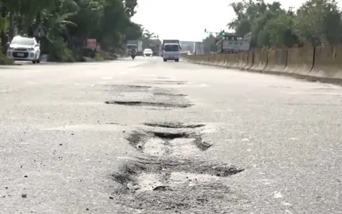 Quốc lộ 1A qua Hà Tĩnh xuống cấp