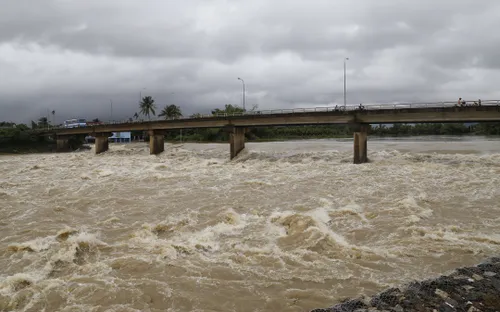 Khánh Hòa: Cảnh báo lũ sông Cái Nha Trang đang lên nhanh