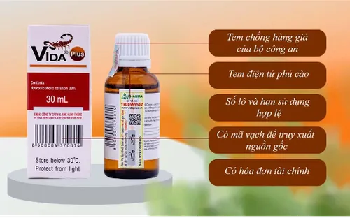 Nọc bọ cạp xanh Vida Plus - Chọn lựa khôn ngoan giữa hàng giả và chính hãng