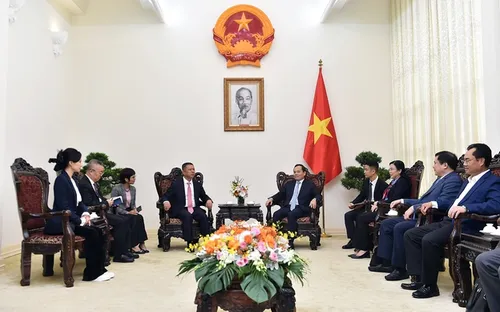 Phó Thủ tướng Trần Lưu Quang tiếp Chủ tịch Tập đoàn Trina Solar