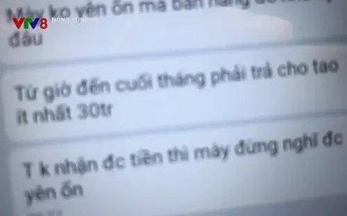 Nỗi ám ảnh bị đe dọa vì vay "tín dụng đen"