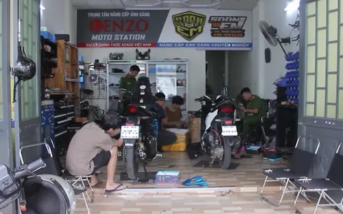 Đà Nẵng: Phát hiện cơ sở độ chế xe máy cho thanh thiếu niên vi phạm pháp luật