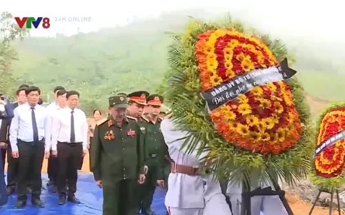 Tri ân các anh hùng liệt sĩ hy sinh trên tuyến đường 71