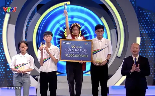 Đường lên đỉnh Olympia: Áp đảo đối thủ, nữ sinh Chuyên Ngoại ngữ giành vòng nguyệt quế