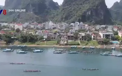 Lễ hội đua thuyền ở Phong Nha - Kẻ Bàng