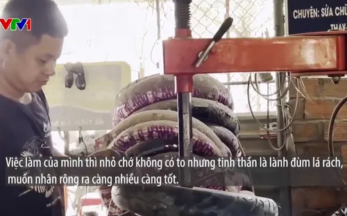 Thùng bơm xe từ thiện