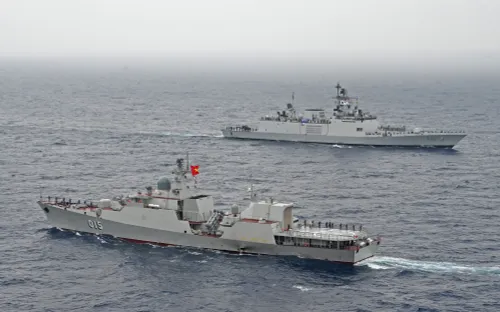 Tàu hộ vệ Việt Nam tham gia diễn tập hải quân ASEAN - Ấn Độ