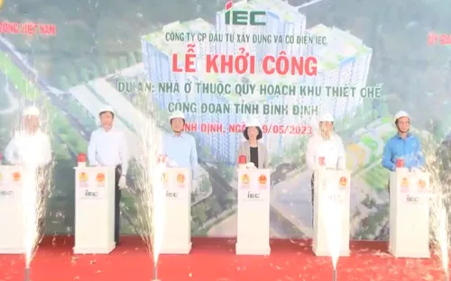 Khởi công xây dựng nhà ở xã hội cho công nhân tại TP Quy Nhơn