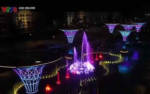 Đa sắc màu với màn trình diễn nhạc nước Sầm Sơn