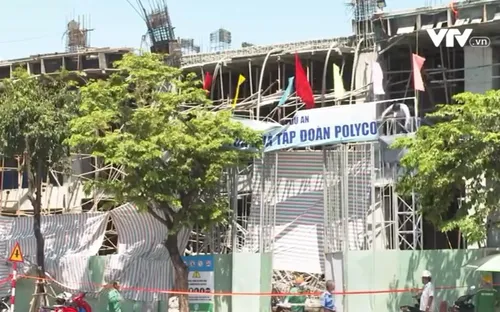 Hiện trường vụ sập giàn giáo khiến 5 người thương vong ở Đà Nẵng