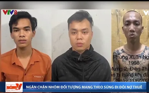 Kịp thời ngăn chặn nhóm đối tượng mang theo súng đi đòi nợ thuê