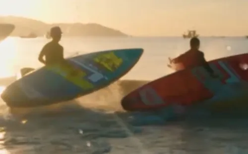 Buổi sáng ở bãi biển Mỹ Khê