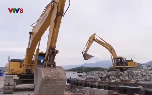 Đà Nẵng đẩy nhanh tiến độ thi công xây dựng bến cảng Liên Chiểu