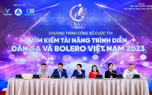 Công bố cuộc thi "Tìm kiếm tài năng trình diễn Dân ca và Bolero Việt Nam 2023"