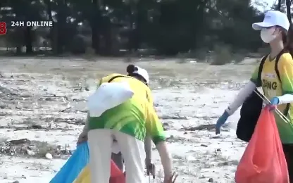 Huế phát động phong trào Đi bộ nhặt rác thải nhựa