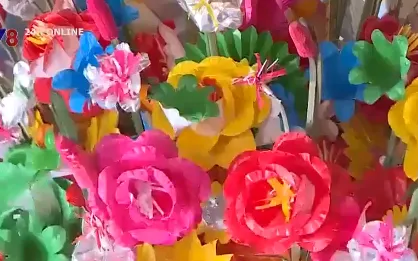 Sắc màu hoa giấy Thanh Tiên