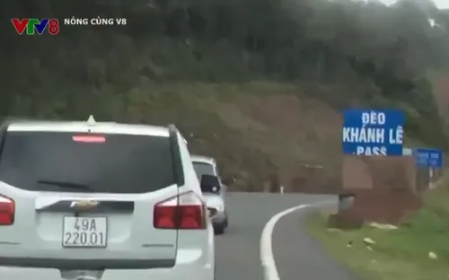 Nguy cơ tai nạn giao thông trên đèo Khánh Lê