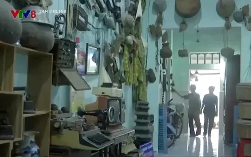 Gia đình cựu chiến binh lưu giữ kỷ vật của chiến tranh