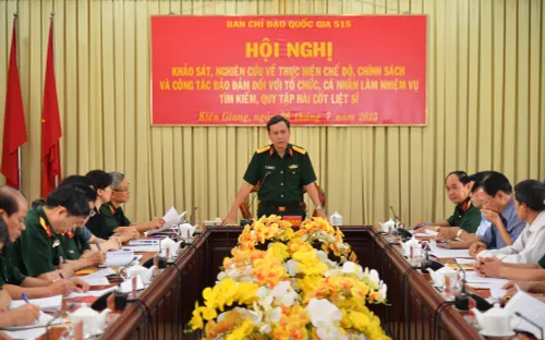 Đề xuất chính sách với tổ chức, cá nhân tìm kiếm, quy tập hài cốt liệt sĩ tại Kiên Giang