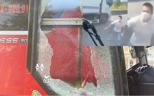 Xác minh vụ nhóm người đập phá xe giường nằm trên đường QL 1A