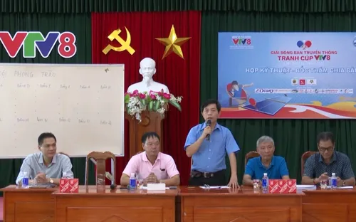 Bốc thăm chia bảng Giải Bóng bàn VTV8 lần thứ 6 năm 2023