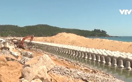 Quảng Ngãi: Tập trung khắc phục xói lở bờ biển Thạnh Đức 1