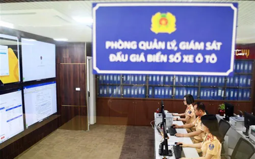 Phiên đấu giá biển số xe ô tô lần thứ nhất bị sự cố do truy cập cao đột biến