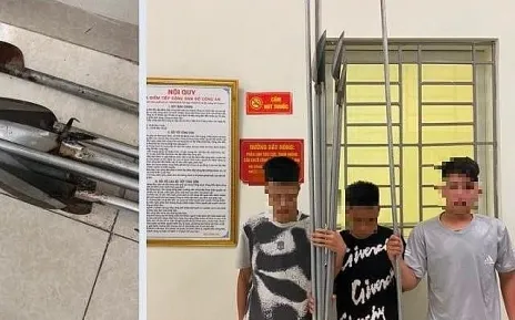 Hà Nội: Nhóm thanh niên mang 7 "phóng lợn" đi đánh nhau