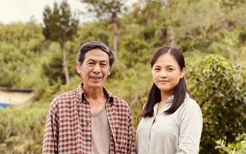 NSND Bùi Bài Bình làm "bố" Thu Quỳnh