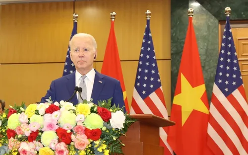 Phát biểu của Tổng thống Hoa Kỳ Joe Biden với báo chí sau Hội đàm với Tổng Bí thư Nguyễn Phú Trọng