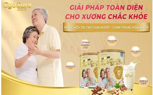 Ra mắt Egosure Gold - Thực phẩm dinh dưỡng cho xương chắc khỏe